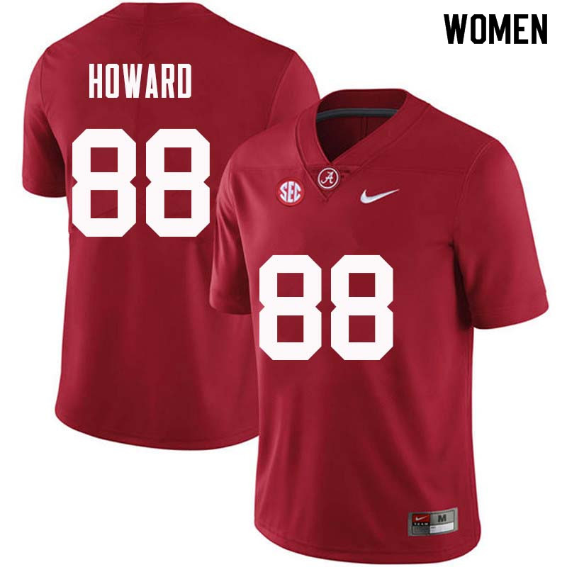 Women #88 O.J. Howard Alabama Crimson Tide College Football Jerseys Sale-Crimson